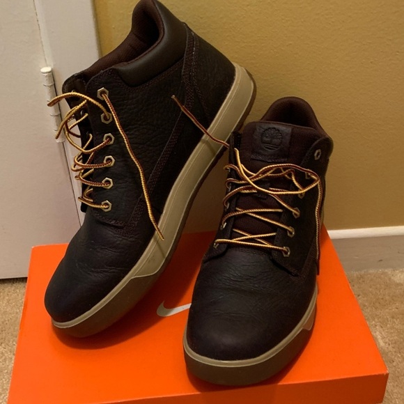 Timberland Other - Timberland Men's Dark Brown Leather Sneakers
